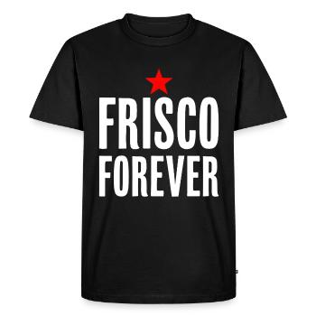 Frisco Forever San Francisco City Love - Men's Premium Organic T-Shirt - black - Front - Nico (187cm)
