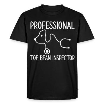 Professionnel Teenboneninspecteur - Dierenarts - T-shirt Premium bio Homme - noir - Devant - Nico (187cm)