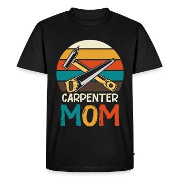 Carpenter Mother Retro Tool - Men's Premium Organic T-Shirt - black - Front - Nico (187cm)