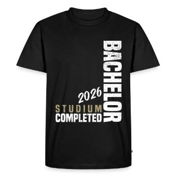 Licence 2026 - T-shirt Premium bio Homme - noir - Devant - Nico (187cm)