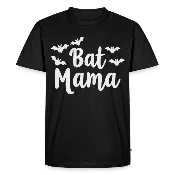 Bat Mama – Déclaration de la mère chauve-souris - T-shirt Premium bio Homme - noir - Devant - Nico (187cm)