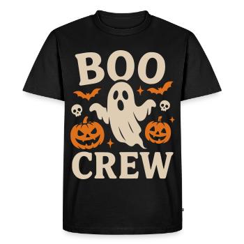 Boo Crew Halloween - T-shirt Premium bio Homme - noir - Devant - Nico (187cm)