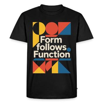 Bauhaus Architecture Architect - Men's Premium Organic T-Shirt - black - Front - Nico (187cm)