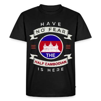Cambodia Cambodians - Men's Premium Organic T-Shirt - black - Front - Nico (187cm)