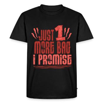 Viande séchée de bœuf séchée Biltong Pemmican - T-shirt Premium bio Homme - noir - Devant - Nico (187cm)