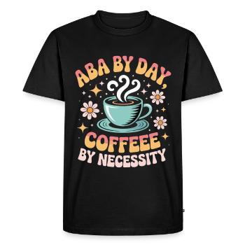 L’autisme n’est pas un trouble, c’est de la magie - T-shirt Premium bio Homme - noir - Devant - Nico (187cm)