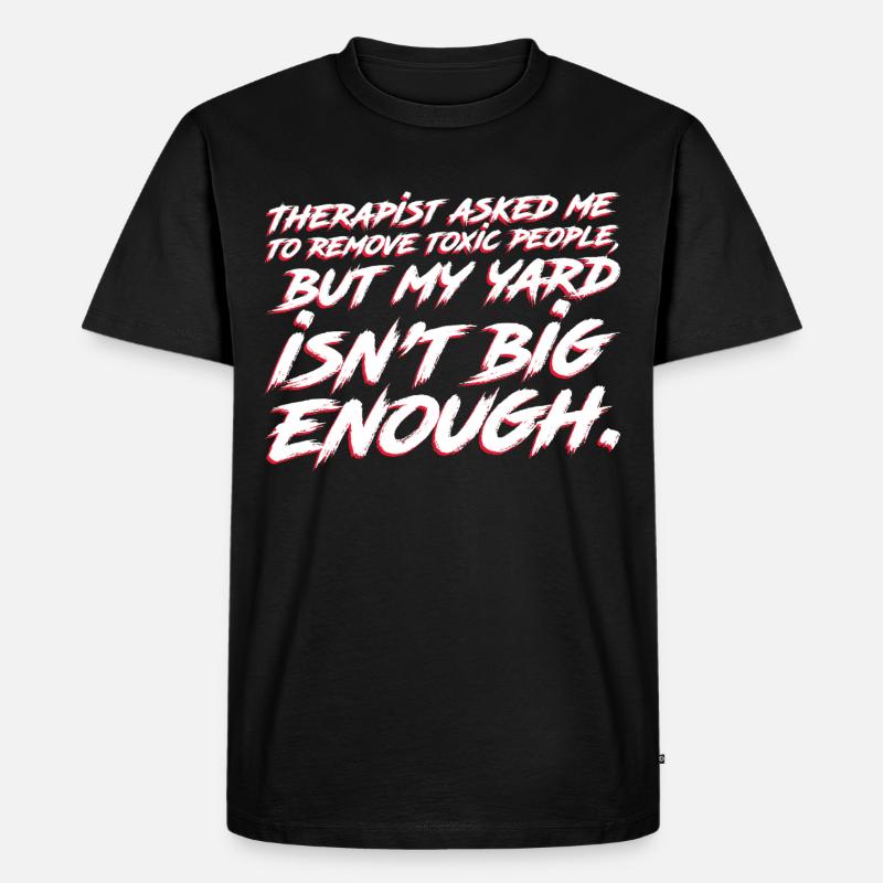 Ein größerer Garten muss her - Männer Premium Bio T-Shirt - Schwarz