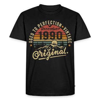 Legends a été dévoilé en décembre 1990 - T-shirt Premium bio Homme - noir - Devant - Nico (187cm)