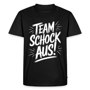 Team Schock Out! Dice Puzzle Jule Schocken - Men's Premium Organic T-Shirt - black - Front - Nico (187cm)