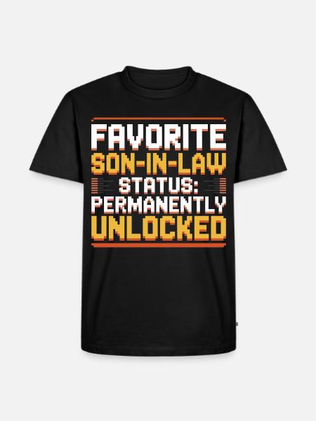 Schwiegermutter Retro Lustiger Schwiegervater - Männer Premium Bio T-Shirt - Schwarz