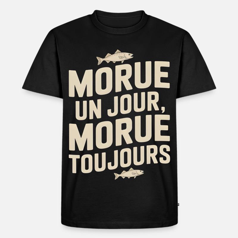 Once cod Cod - Men's Premium Organic T-Shirt - black