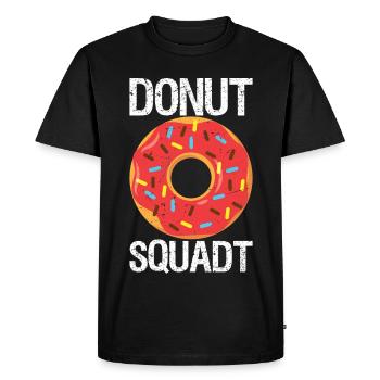 Donut Squad Mignon Donut Saupoudrer Lover Anniversaire - T-shirt Premium bio Homme - noir - Devant - Nico (187cm)