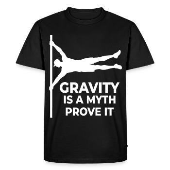 La gymnastique suédoise Fitness Gym Training Prouvent le mythe - T-shirt Premium bio Homme - noir - Devant - Nico (187cm)