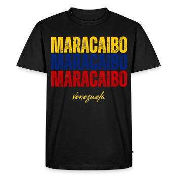 Maracaibo, Venezuela, fierté vénézuélienne - T-shirt Premium bio Homme - noir - Devant - Nico (187cm)