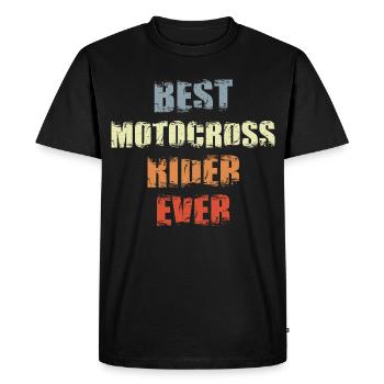 Meilleur pilote de motocross de tous les temps - T-shirt Premium bio Homme - noir - Devant - Nico (187cm)