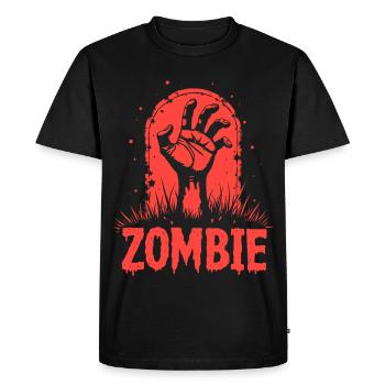 Apocalypse Zombie Main - T-shirt Premium bio Homme - noir - Devant - Nico (187cm)