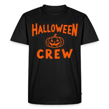 Halloween Crew Pumpkin Head Troop - Men's Premium Organic T-Shirt - black - Front - Nico (187cm)