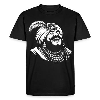 Rire Ali Baba Design - T-shirt Premium bio Homme - noir - Devant - Nico (187cm)