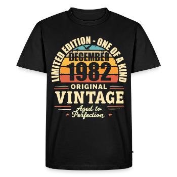 Birthday Party December 1982 - December 1982 - Men's Premium Organic T-Shirt - black - Front - Nico (187cm)