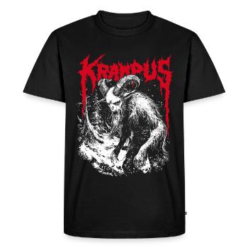 KRAMPERL SAINT-NICOLAS JOUR DE KRAMPUS PERCHTEN KRAMPUS - T-shirt Premium bio Homme - noir - Devant - Nico (187cm)