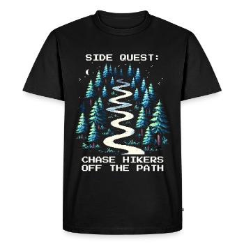 Quête secondaire : Chasse aux vagabonds | Ranger - T-shirt Premium bio Homme - noir - Devant - Nico (187cm)