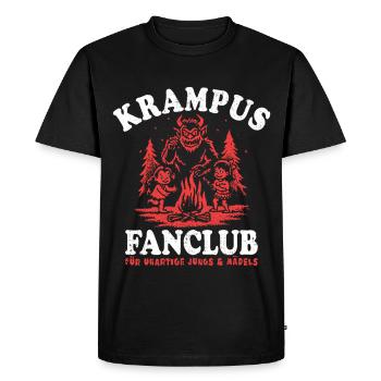 KRAMPUS FAN CLUB NIKOLAUS KRAMPUSTAG PERCHTEN - Men's Premium Organic T-Shirt - black - Front - Nico (187cm)