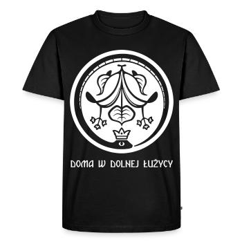 Ouroboros du Spreewald blanc - T-shirt Premium bio Homme - noir - Devant - Nico (187cm)