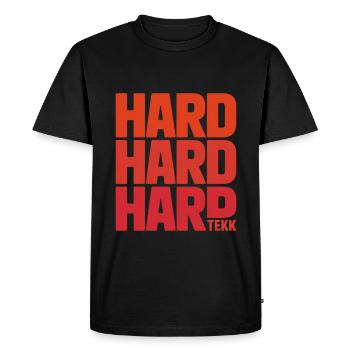 Hardtekk Tekke East Germany - Men's Premium Organic T-Shirt - black - Front - Nico (187cm)