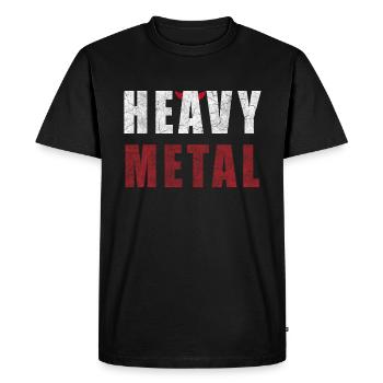 Heavy Metal Motif - T-shirt Premium bio Homme - noir - Devant - Nico (187cm)