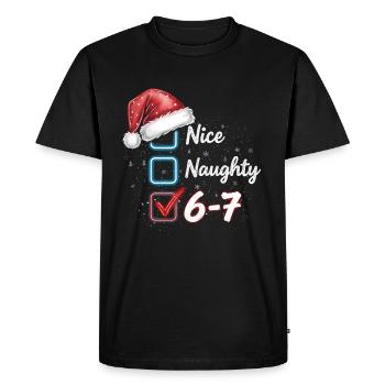 Gentil Coquin 6-7 - T-shirt Premium bio Homme - noir - Devant - Nico (187cm)