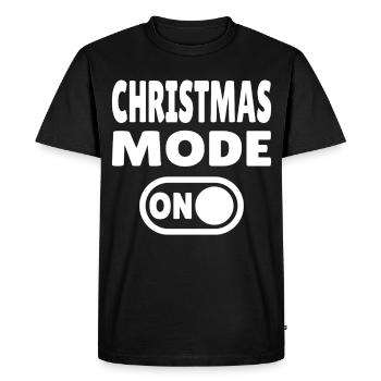 Christmas Fashion ON Funny Christmas Sayings - Men's Premium Organic T-Shirt - black - Front - Nico (187cm)