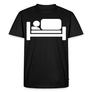 Cool Lit Silhouettes Pictogramme Design - T-shirt Premium bio Homme - noir - Devant - Nico (187cm)