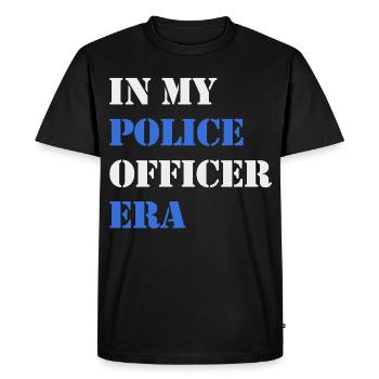 In my police era - Men's Premium Organic T-Shirt - black - Front - Nico (187cm)