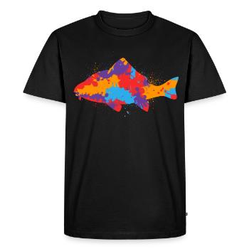 Colorful Carp Fishing Carp Anglers Fishing Anglers - Men's Premium Organic T-Shirt - black - Front - Nico (187cm)