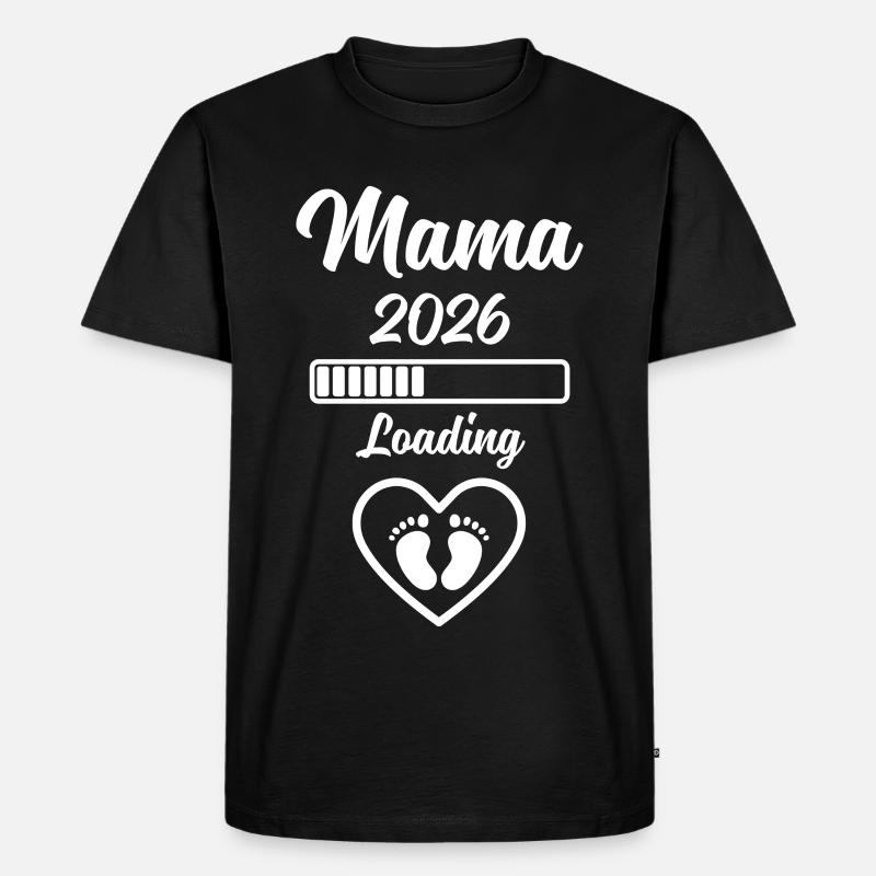 Mama 2026 Loading - Männer Premium Bio T-Shirt - Schwarz