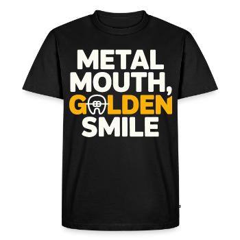 Dental Expert Braces Patient Success Gear - T-shirt Premium bio Homme - noir - Devant - Nico (187cm)