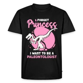 Paléontologue Dream Princess - T-shirt Premium bio Homme - noir - Devant - Nico (187cm)
