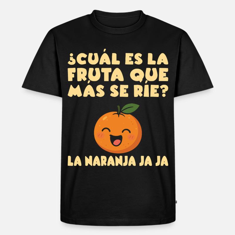 Lustige Spanischlehrerin der Maestra-Schule - Männer Premium Bio T-Shirt - Schwarz