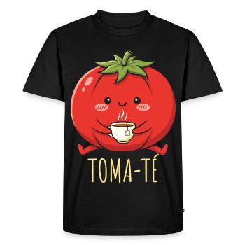 Funny Maestra School Spanish Teacher - Men's Premium Organic T-Shirt - black - Front - Nico (187cm)