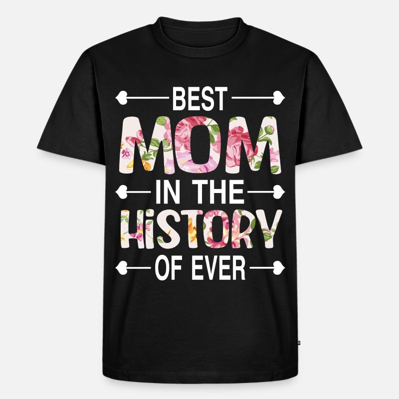 Mama Mutter - Männer Premium Bio T-Shirt - Schwarz