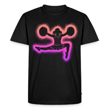 Pom-pom girls Girls Girls Cheerleaders - T-shirt Premium bio Homme - noir - Devant - Nico (187cm)