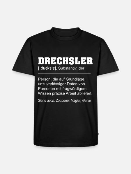 Definition Woodturner Funny - Men's Premium Organic T-Shirt - black