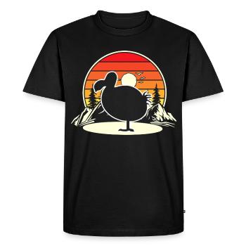 dodo - T-shirt Premium bio Homme - noir - Devant - Nico (187cm)