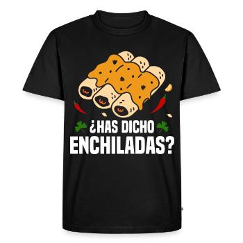 Costume mexicain de cuisine mexicaine enchilada - T-shirt Premium bio Homme - noir - Devant - Nico (187cm)