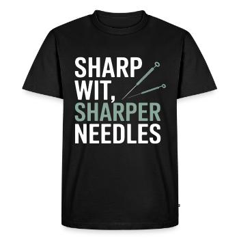 Praticien Expert Agréé en MTC Maîtrise Technique - T-shirt Premium bio Homme - noir - Devant - Nico (187cm)