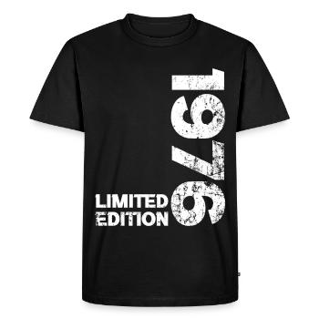 1976 Birthday Born in 1976 Birthday Gift - Men's Premium Organic T-Shirt - black - Front - Nico (187cm)