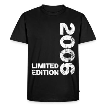 Anniversaire 2006 Né en 2006 Cadeau D'anniversaire - T-shirt Premium bio Homme - noir - Devant - Nico (187cm)