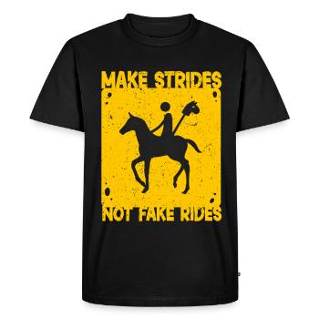 Anti Hobby Horsing - Men's Premium Organic T-Shirt - black - Front - Nico (187cm)