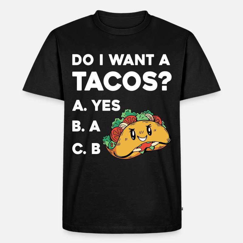 Taco Frage: Ja Oder Nein - T-shirt Premium bio Homme - noir