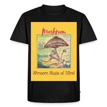 Shroom State of Mind - T-shirt Premium bio Homme - noir - Devant - Nico (187cm)